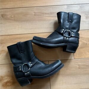 Frye Black Heeled Boots